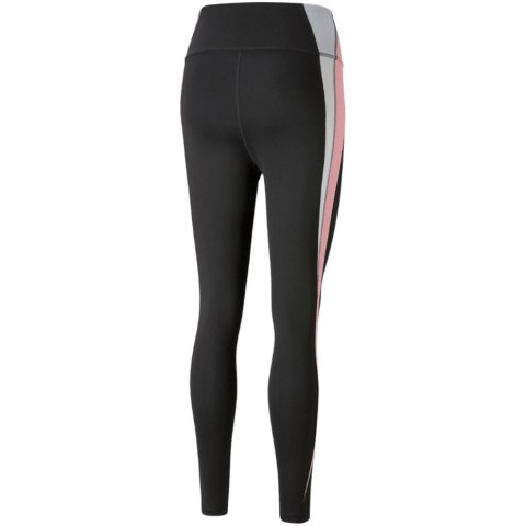 Puma Legginsy damskie Puma Evostripe High Waist 7/8 czarno-różowe 589158 01 Puma Legginsy damskie Puma Evostripe High Waist 7/8 czarno-różowe 589158 01