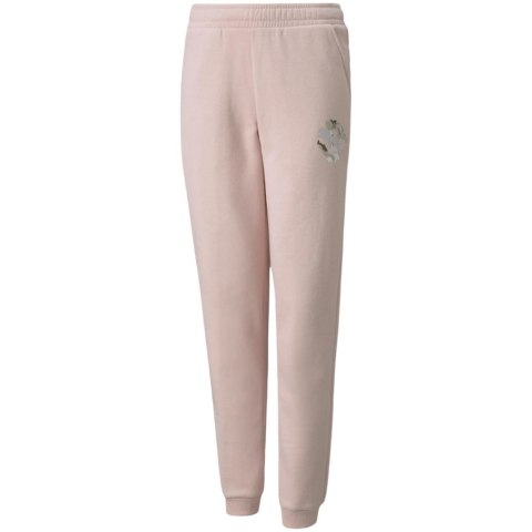 Puma Spodnie dla dzieci Puma Alpha Sweatpants FL różowe 589235 36 Puma Spodnie dla dzieci Puma Alpha Sweatpants FL różowe 589235 36