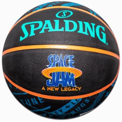 Spalding Piłka do koszykówki Spalding Space Jam Tune Squad Roster czarno-niebieska '7 84540Z Spalding Piłka do koszykówki Spalding Space Jam Tune Squad Roster czarno-niebieska '7 84540Z