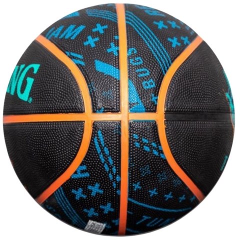 Spalding Piłka do koszykówki Spalding Space Jam Tune Squad Roster czarno-niebieska '7 84540Z Spalding Piłka do koszykówki Spalding Space Jam Tune Squad Roster czarno-niebieska '7 84540Z
