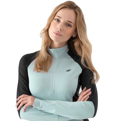 4F Bluza termoaktywna damska 4F błękit turkusowy H4Z21 BIDD031 48S 4F Bluza termoaktywna damska 4F błękit turkusowy H4Z21 BIDD031 48S