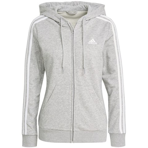 Adidas Bluza damska adidas W 3S Ft Fz Hd szara GL0802 Adidas Bluza damska adidas W 3S Ft Fz Hd szara GL0802