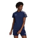 Adidas teamwear Koszulka damska adidas Tiro 21 Polo W granatowa GK9674