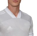 Adidas teamwear Koszulka męska adidas Condivo 20 szaro-biała FT7262 Adidas teamwear Koszulka męska adidas Condivo 20 szaro-biała FT7262