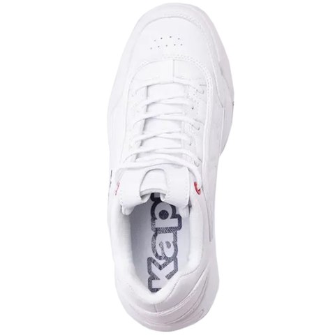 Kappa Buty Kappa Rave Nc białe 242782 1010 Kappa Buty Kappa Rave Nc białe 242782 1010