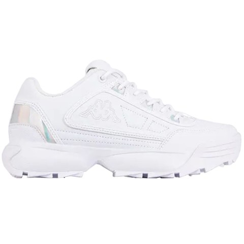 Kappa Buty damskie Kappa Rave GC biało-srebrne 242681GC 1010 Kappa Buty damskie Kappa Rave GC biało-srebrne 242681GC 1010