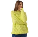 Outhorn Sweter damski Outhorn soczysta zieleń HOZ21 SWD605 45S Outhorn Sweter damski Outhorn soczysta zieleń HOZ21 SWD605 45S