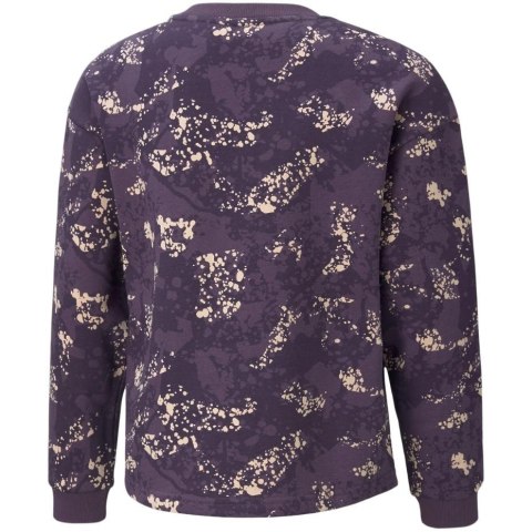 Puma Bluza dla dzieci Puma Alpha AOP Crew FL fioletowa 589241 16 Puma Bluza dla dzieci Puma Alpha AOP Crew FL fioletowa 589241 16
