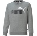 Puma Bluza dla dzieci Puma ESS+ 2 Col Big Logo Crew FL szara 586986 03 Puma Bluza dla dzieci Puma ESS+ 2 Col Big Logo Crew FL szara 586986 03