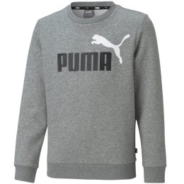 Puma Bluza dla dzieci Puma ESS+ 2 Col Big Logo Crew FL szara 586986 03