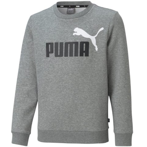 Puma Bluza dla dzieci Puma ESS+ 2 Col Big Logo Crew FL szara 586986 03 Puma Bluza dla dzieci Puma ESS+ 2 Col Big Logo Crew FL szara 586986 03