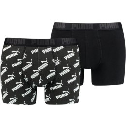 Puma Bokserki męskie Puma Aop Boxer 2P czarne 935054 01