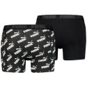 Puma Bokserki męskie Puma Aop Boxer 2P czarne 935054 01