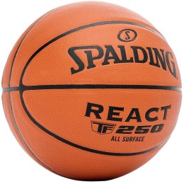 Spalding Piłka koszykowa Spalding React TF-250 rozm. 5 brązowa 76803Z