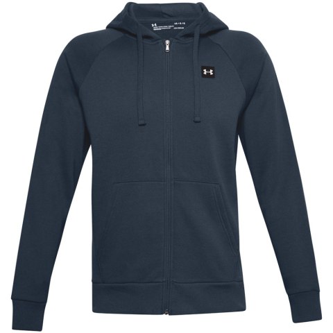 Under Armour Bluza męska Under Armour Rival Fleece FZ Hoodie granatowa 1357111 408