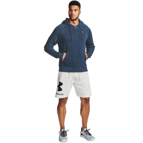 Under Armour Bluza męska Under Armour Rival Fleece FZ Hoodie granatowa 1357111 408 Under Armour Bluza męska Under Armour Rival Fleece FZ Hoodie granatowa 1357111 408
