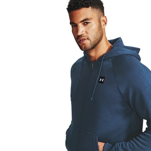 Under Armour Bluza męska Under Armour Rival Fleece FZ Hoodie granatowa 1357111 408 Under Armour Bluza męska Under Armour Rival Fleece FZ Hoodie granatowa 1357111 408