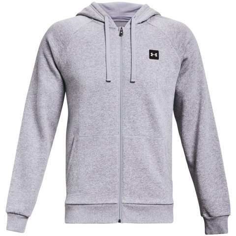 Under Armour Bluza męska Under Armour Rival Fleece FZ Hoodie jasnoszara 1357111 011