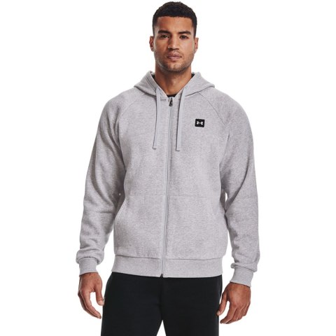 Under Armour Bluza męska Under Armour Rival Fleece FZ Hoodie jasnoszara 1357111 011 Under Armour Bluza męska Under Armour Rival Fleece FZ Hoodie jasnoszara 1357111 011