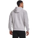 Under Armour Bluza męska Under Armour Rival Fleece FZ Hoodie jasnoszara 1357111 011