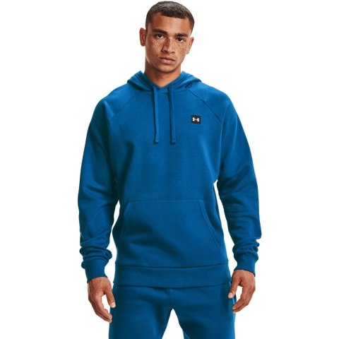 Under Armour Bluza męska Under Armour Rival Fleece Hoodie niebieska 1357092 432 Under Armour Bluza męska Under Armour Rival Fleece Hoodie niebieska 1357092 432