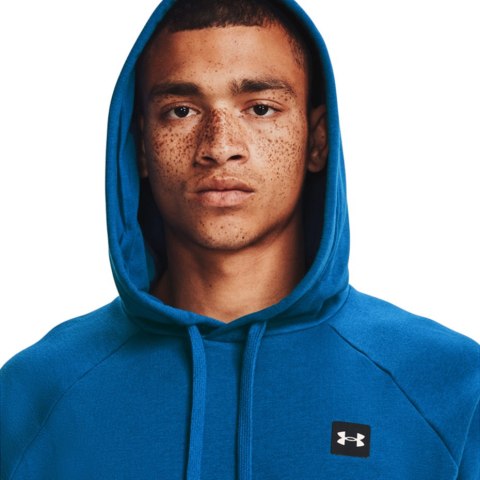 Under Armour Bluza męska Under Armour Rival Fleece Hoodie niebieska 1357092 432 Under Armour Bluza męska Under Armour Rival Fleece Hoodie niebieska 1357092 432