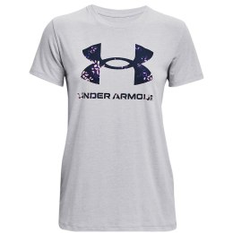 Under Armour Koszulka damska Under Armour Live Sportstyle Graphic Ssc szara 1356305 017