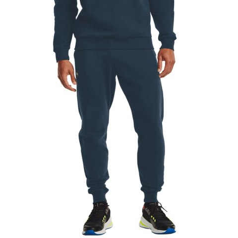 Under Armour Spodnie męskie Under Armour Rival Fleece Jogger granatowe 1357128 408 Under Armour Spodnie męskie Under Armour Rival Fleece Jogger granatowe 1357128 408