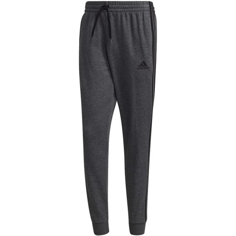 Adidas Spodnie męskie adidas Essentials French Terry Tapered Cuff 3-Stripes Pants szare H12256