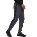 Adidas Spodnie męskie adidas Essentials French Terry Tapered Cuff 3-Stripes Pants szare H12256