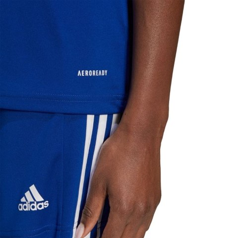 Adidas teamwear Koszulka damska adidas Squadra 21 niebieska GK9150 Adidas teamwear Koszulka damska adidas Squadra 21 niebieska GK9150