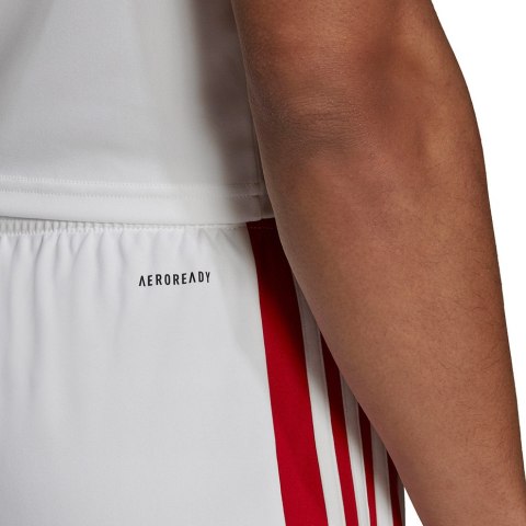 Adidas teamwear Spodenki męskie adidas Squadra 21 Shorts biało-czerwone adidas GN5770 Adidas teamwear Spodenki męskie adidas Squadra 21 Shorts biało-czerwone adidas GN5770