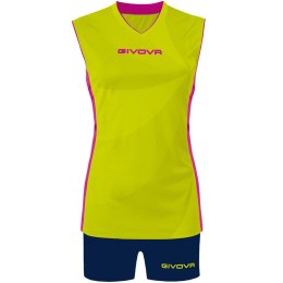 Givova Komplet sportowy Givova Kit Elica KIT C58 żółto-granatowy