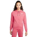 Nike Bluza damska Nike Nsw Mlnm Essential Flecee FZ Hoody różowa CZ8338 622