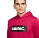 Nike Football Bluza męska Nike NK DF FC Libero Hoodie różowa DC9075 614