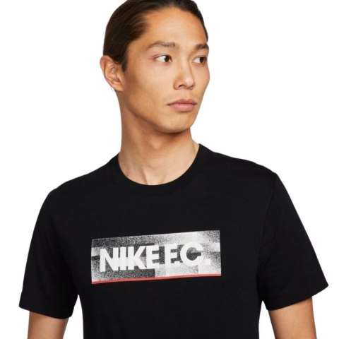 Nike Football Koszulka męskie Nike NK Fc Tee Seasonal Block czarna DH7444 010 Nike Football Koszulka męskie Nike NK Fc Tee Seasonal Block czarna DH7444 010