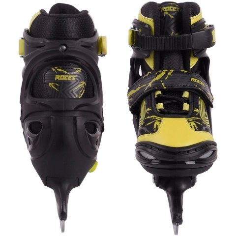 Roces Łyżwy Roces Jokey Ice 3.0 Boy czarno-limonkowe 450707 02 Roces Łyżwy Roces Jokey Ice 3.0 Boy czarno-limonkowe 450707 02