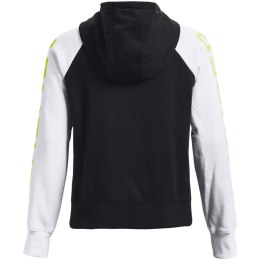 Under Armour Bluza damska Under Armour Rival Fleece CB Hoodie czarno-biała 1365861 002