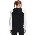 Under Armour Bluza damska Under Armour Rival Fleece CB Hoodie czarno-biała 1365861 002