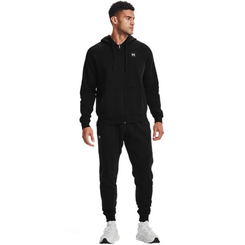 Under Armour Bluza męska Under Armour Rival Fleece FZ Hoodie czarna 1357111 001 Under Armour Bluza męska Under Armour Rival Fleece FZ Hoodie czarna 1357111 001