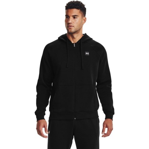 Under Armour Bluza męska Under Armour Rival Fleece FZ Hoodie czarna 1357111 001 Under Armour Bluza męska Under Armour Rival Fleece FZ Hoodie czarna 1357111 001