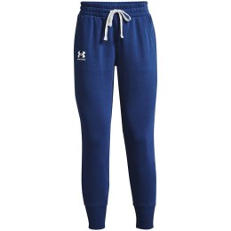 Under Armour Spodnie damskie Under Armour Rival Fleece Joggers niebieskie 1356416 404