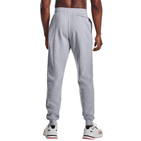Under Armour Spodnie męskie Under Armour Rival Fleece Jogger jasnoszare 1357128 011 Under Armour Spodnie męskie Under Armour Rival Fleece Jogger jasnoszare 1357128 011