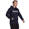 Adidas Bluza męska adidas Essentials French Terry Linear Logo Hoodie granatowa GK9066