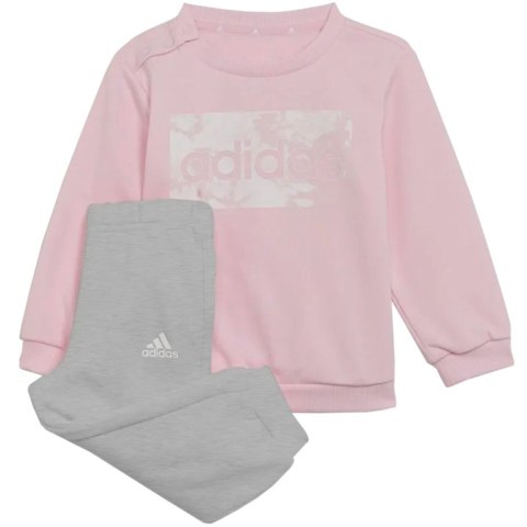 Adidas Dres dla dzieci adidas I Lin ft Jogger różowo-szary H65821