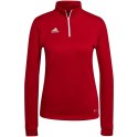 Adidas teamwear Bluza damska adidas Entrada 22 Top Training czerwona H57551