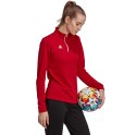 Adidas teamwear Bluza damska adidas Entrada 22 Top Training czerwona H57551