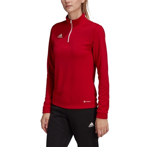 Adidas teamwear Bluza damska adidas Entrada 22 Top Training czerwona H57551 Adidas teamwear Bluza damska adidas Entrada 22 Top Training czerwona H57551