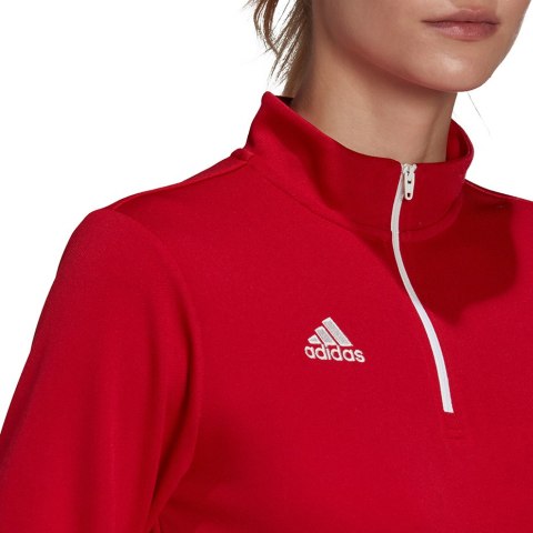 Adidas teamwear Bluza damska adidas Entrada 22 Top Training czerwona H57551 Adidas teamwear Bluza damska adidas Entrada 22 Top Training czerwona H57551