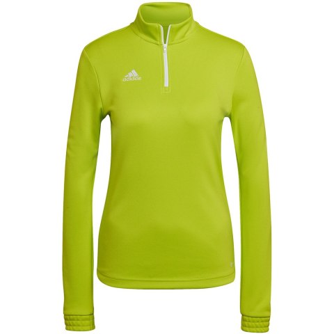 Adidas teamwear Bluza damska adidas Entrada 22 Top Training limonkowa HC5052